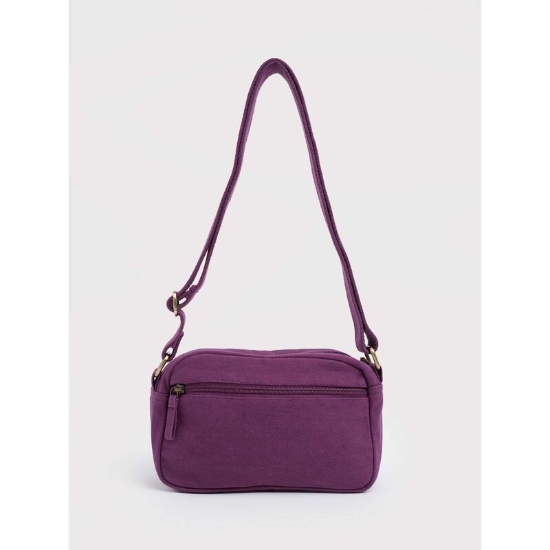 Seasalt Cornwall Melder Cross Body Bag - Purple Kale image number 3